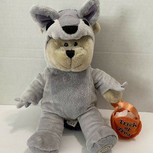 Starbucks 94th Edition Plush Barista Bear 2010 Halloween Wolf Costume